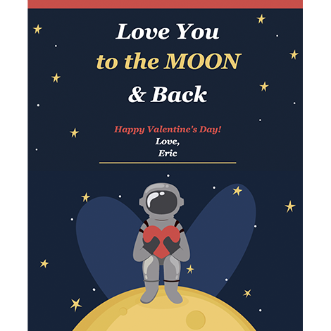 Love You to the Moon & Back Valentine's Day eCard